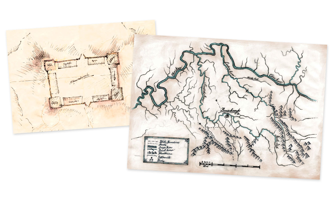 Frontiersmen Maps and Journals